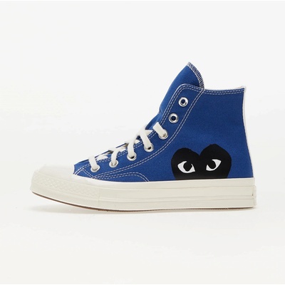 Converse x Comme des Garçons PLAY Chuck 70 Hi Blue Quartz/ Egret