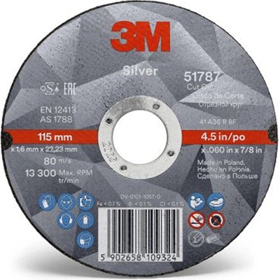 3M Silver Brúsny kotúč 125 x 2,5 x 22,23mm 51801
