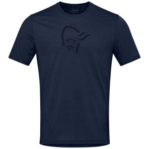 Norrona femund equaliser merino T-shirt Размер: L / Цвят: син