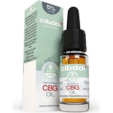 Cibdol Konopný olej 5% CBG a 2,5% CBD, 500:250 mg, 10 ml