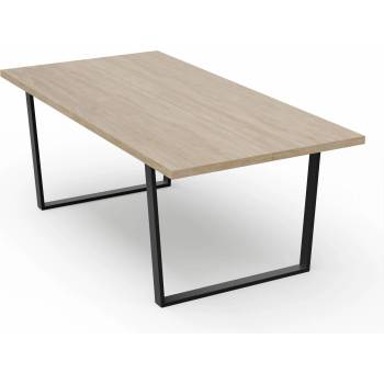 Blumfeldt Bearsdon комплект за трапезария, плот за маса и метални крака за маса, индустриален стил, стабилен, модерен (10045738+10045740) (10045738+10045740)