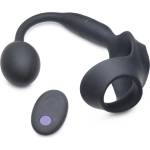 Alpha-Pro 10X P-BOMB Cock & Ball Ring with Vibrating Anal Plug