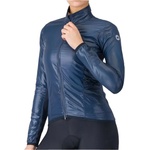 Castelli Дамска фланелка с къс ръкав за колоездене Castelli Women's Aria Shell 2 Jacket Cycling jersey - Belgian Blue - размер XL (156-2741-0115)