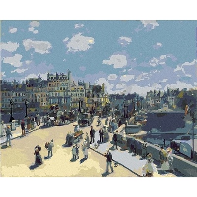 zuty Malování Podle Čísel Pont-Neuf Pierre-Auguste Renoir 80 x 100 Cm Plátno