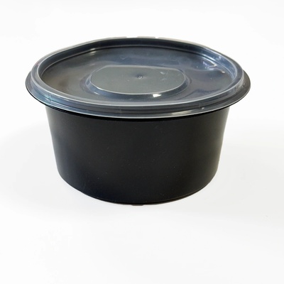 ЛАЙТС КУПА ЗА СУПА, ЧЕРНА с КАПАК 0, 500МЛ 50БР