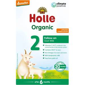 Holle БИО 2 Козе преходно мляко 6+ месеца 400 г