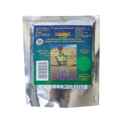 Terawet 40g - влагозадържащ продукт за почва