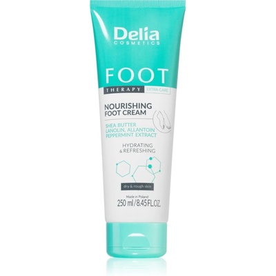 Delia Cosmetics FOOT THERAPY подхранващ крем за крака 250ml