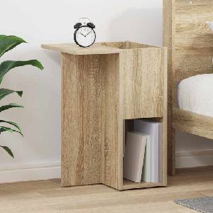 vidaXL Крайна масичка Сонома дъб 35 x 40 x 55 см Инженерна дървесина (891098)