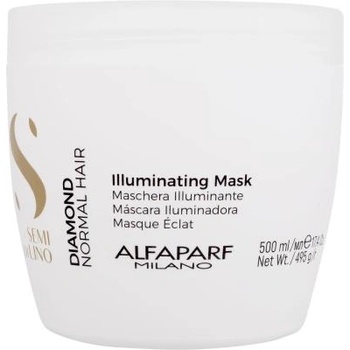 ALFAPARF Milano Semi Di Lino Diamond llluminating маска за озаряване и блясък на косата 500 ml за жени