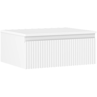 Mexen Rivel шкаф за баня под мивка 60 см с плот, 1 чекмедже, оребрена, бяла мат - 91A20-06023-1-BFC01 (91A20-06023-1-BFC01)