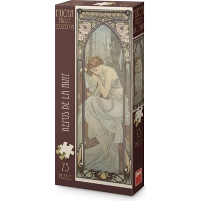 DINO Panoramatické Alfons Mucha Odpočinok noci 75 dielov