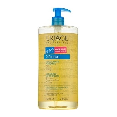 Uriage Xémose zklidňující čistící olej na obličej a tělo (Soothing Cleansing Oil) 1000 ml