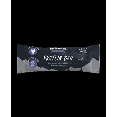 Chicopee Protein Bar - Протеинов бар за кучета, без зърно, с пилешко, ябълки и боровинки, 9 см, 25 гр