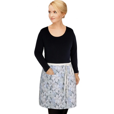 Brotex zástěra do pasu šedý květ