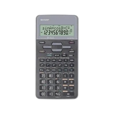 Sharp calculator scientific blister gray el531thbgy