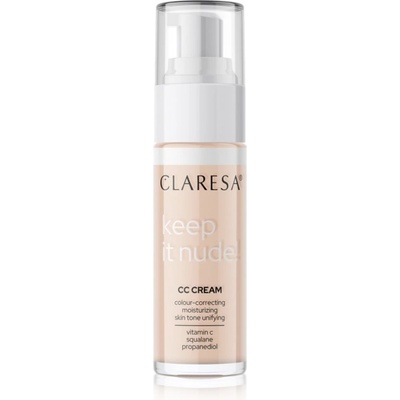 Claresa Keep It Nude hydratačný make-up pre zjednotenie farebného tónu pleti 101 Light 33 g