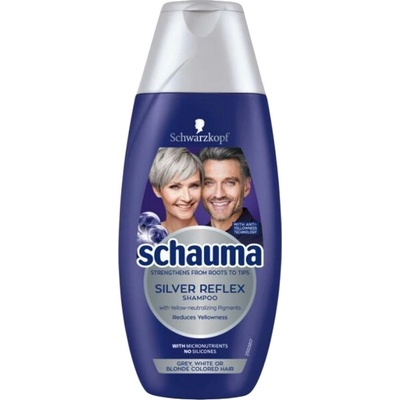 Schauma šampon pro šedivé bílé nebo blond vlasy Silver Reflex 250 ml