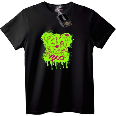 NOONEBRAND Тениска Хелоуин Мечка - 5XL, Black