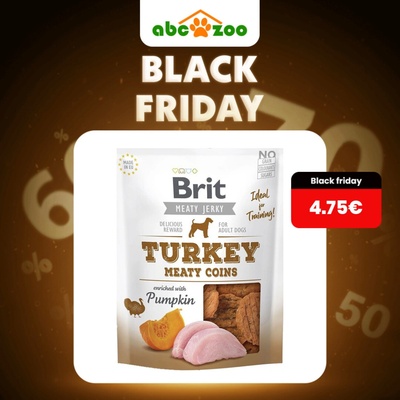 Brit Jerky Turkey Meaty Coins 200 g