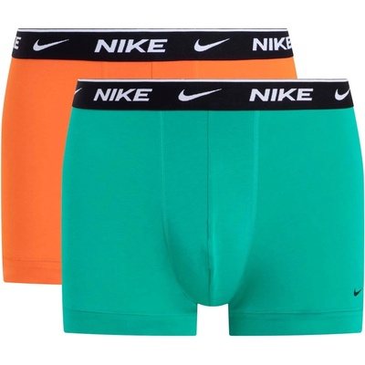 Nike Боксерки Nike 2 Pack of Trunks - Green orange