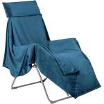 Lafuma Mobilier Завивка Lafuma mobilier Flocon Throw Relax Blanket - Fjord / Dark Blue - размер 172 x 180 cm (558-0328-0211)