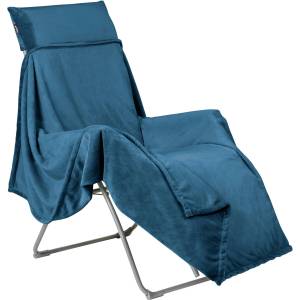 Lafuma Mobilier Завивка Lafuma mobilier Flocon Throw Relax Blanket - Fjord / Dark Blue - размер 172 x 180 cm (558-0328-0211)