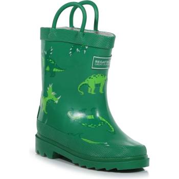 Image 1 of Regatta Детски гумени ботуши Regatta Minnow Junior Cotton Lined Wellington Welly Unisex Kids - JellBeanDino