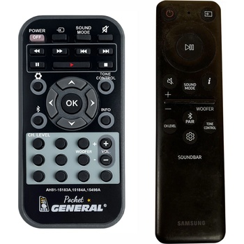 GENERAL Samsung ah81-15183a - дистанционно управление дубликат (ah81-15183a)