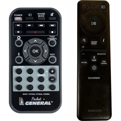 GENERAL Samsung ah81-15183a - дистанционно управление дубликат (ah81-15183a)