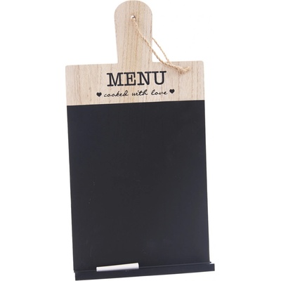 HomeStyling Tabule dřevo menu 24 x 3 x 45 cm X07476