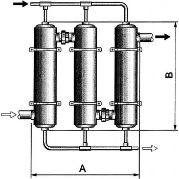 PAHLENS FABRIKER Tepelný výměník Maxi-Flo 195 kW