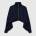 Lacoste Блуза Lacoste Cropped Full-Zip Sweatshirt - Navy