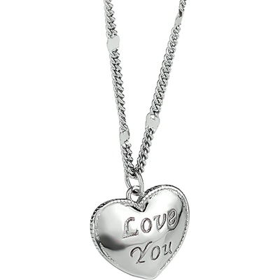 Silenti Jewelry Сребърно колие "Love You