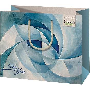 Cardex Подаръчна торбичка Cardex, Сини кръгове, М, хоризонтална