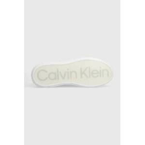 Calvin Klein Кожени маратонки LOW TOP LACE UP LTH