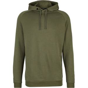 Stoic Мъжки вълнен пуловер Stoic MerinoFleece240 MMXX. Persberg Hoody Merino hoodie - Deep Olive - размер XL (005-6554-0214)