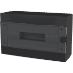 ELMARK АПАРТАМЕНТНА КУТИЯ ЗА ОТКРИТ МОНТАЖ, 16 МОДУЛА (1X16), ЧЕРНА (60165BL)