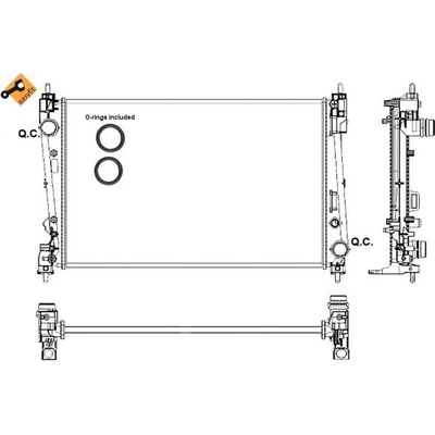 Chladič, chlazení motoru NRF 53017