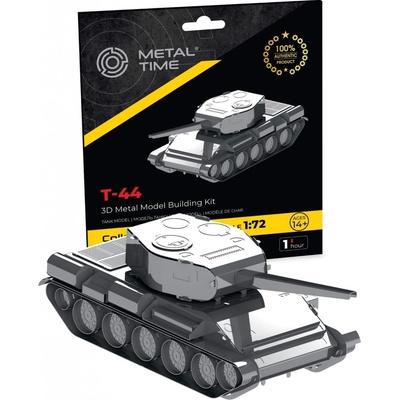 Metal Time Luxusná oceľová stavebnica tank T-44