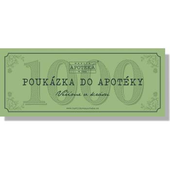 Havlíkova poukázka 1000 Kč (platná pro české prodejny a eshop)