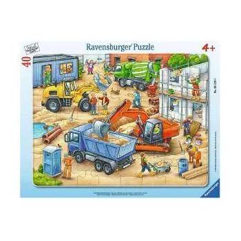 Ravensburger Пъзел Ravensburger 40 части - Големи строителни машини, 7006120