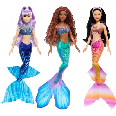 Mattel Disney Princess sada 3 panenek Malá mořská víla a sestřičky