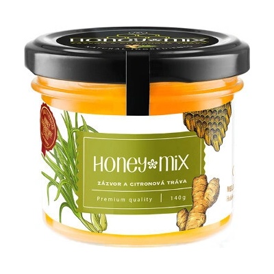 HoneyMix Med se zázvorem a extraktem z citronové trávy 140 g