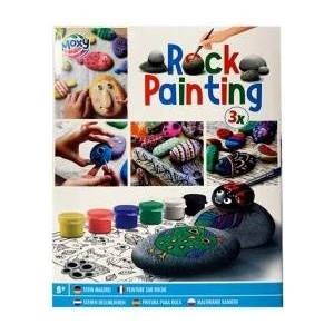Legind Rock painting: 3 scales + 6 paints + pedzel + eyes