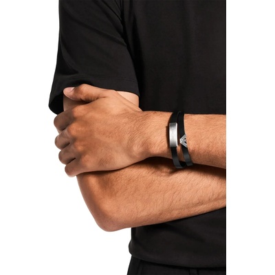 Emporio Armani мъжка гривна от кожа Eagle Logo (EGS3311040)