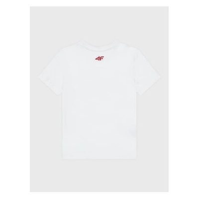 4F t shirt HJZ22 JTSM007 bílá