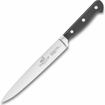 Nôž na mäso PLUTON 20 cm, nerezové nity, čierna, Lion Sabatier