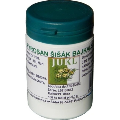 Jukl Fyrosan Šišák Bajkalský 100 tablet