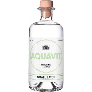 Garage 22 Aquavit Kopr Kmín Jalovec 42% 0,5 l (holá láhev)